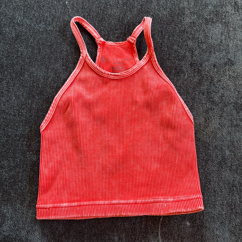 Free people happiness runs crop top